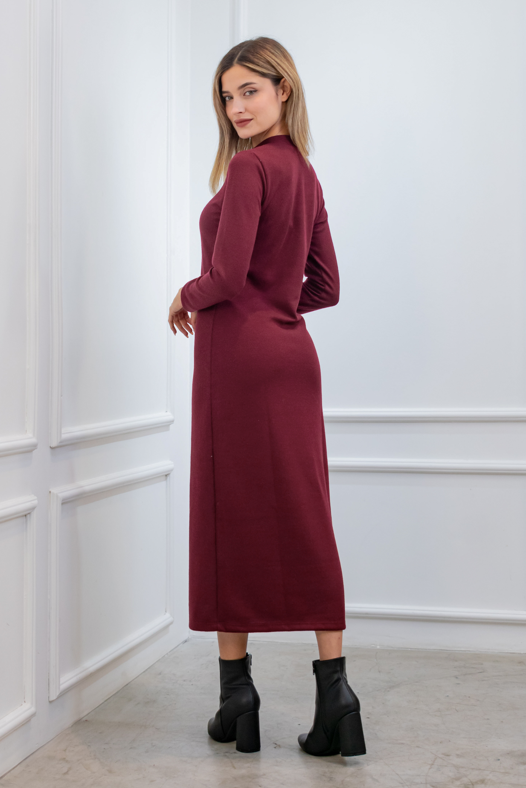 Vestido Devora vino: imagen 3