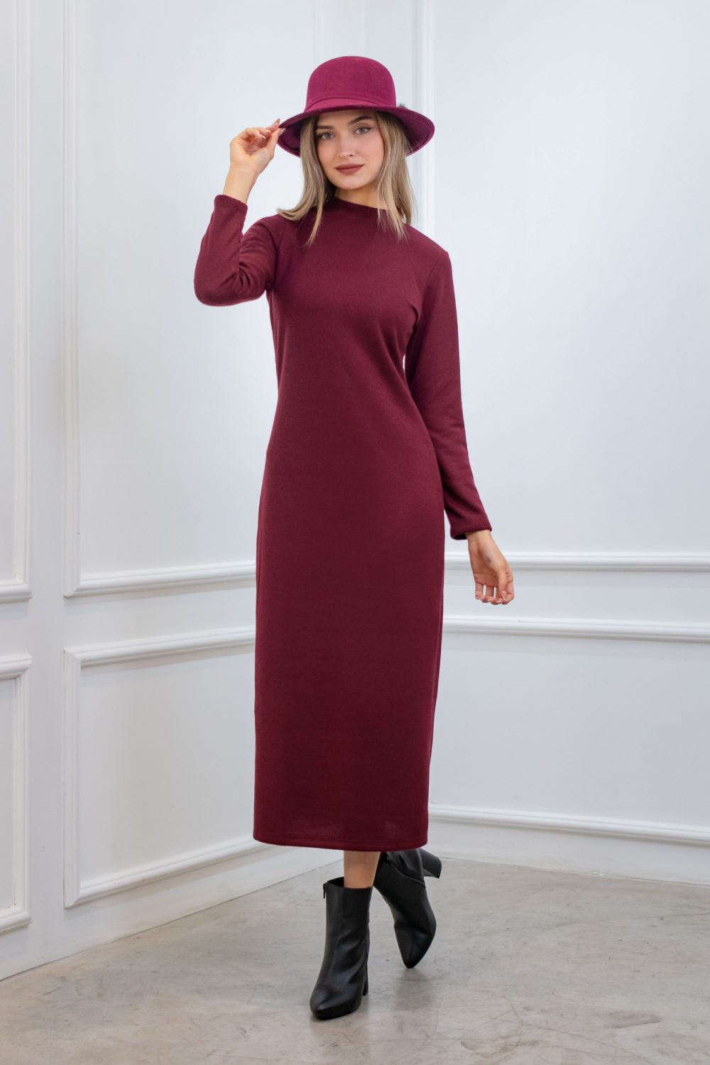 Vestido Devora vino: imagen 4