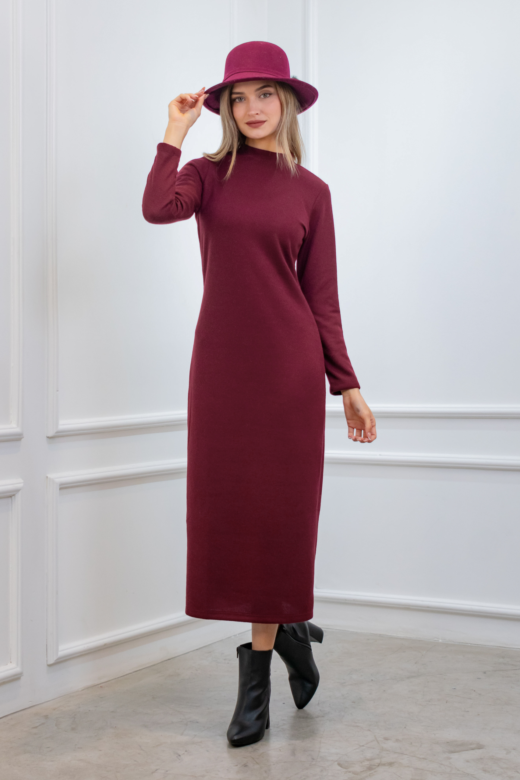 Vestido Devora vino: imagen 4