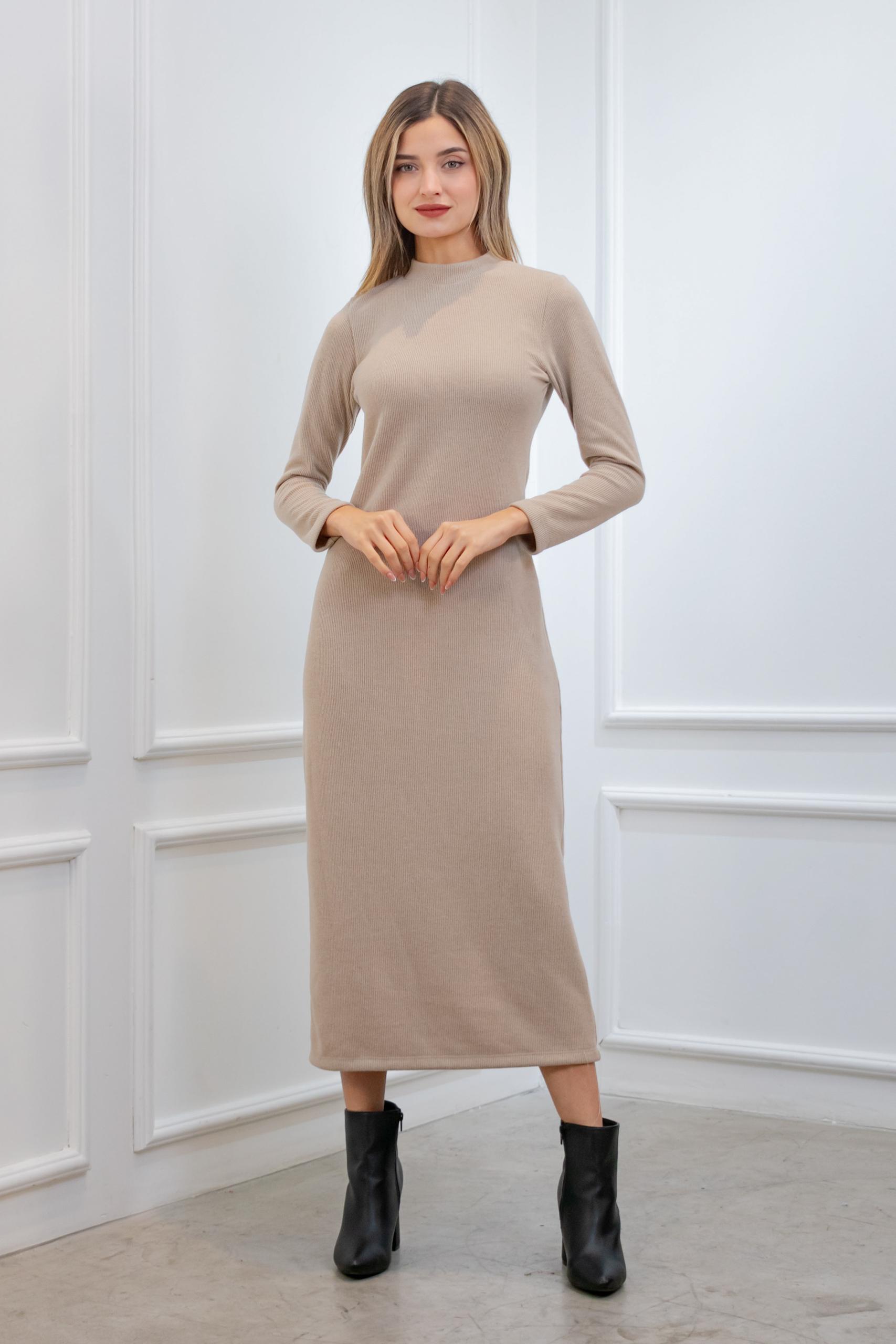 Vestido Devora Beige: imagen 1