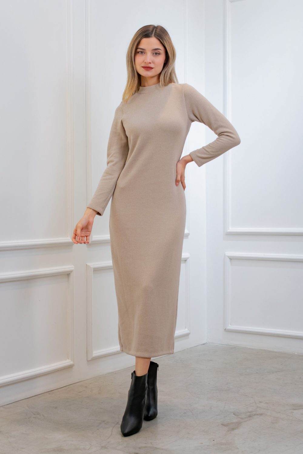 Vestido Devora Beige: imagen 3