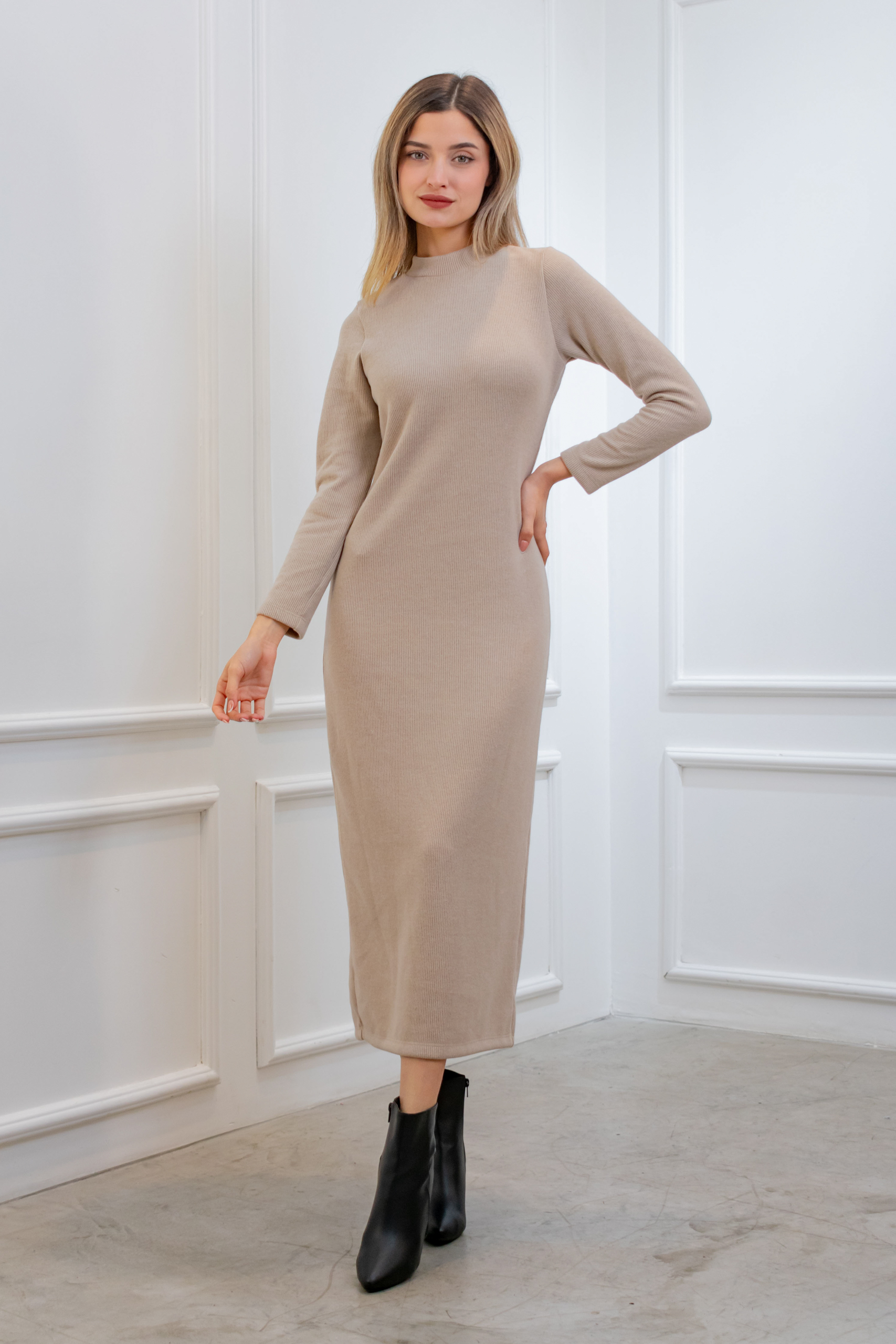 Vestido Devora Beige: imagen 3