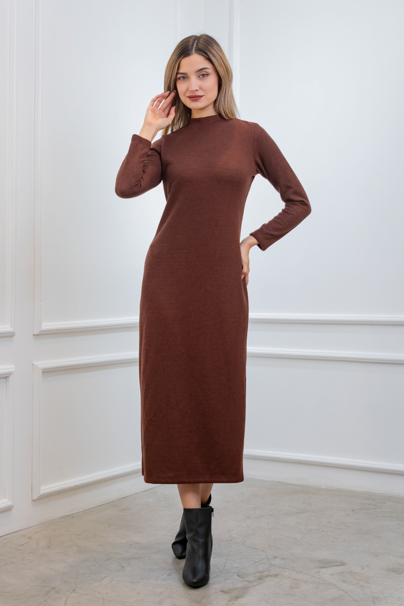 Vestido Devora Marrón: imagen 1