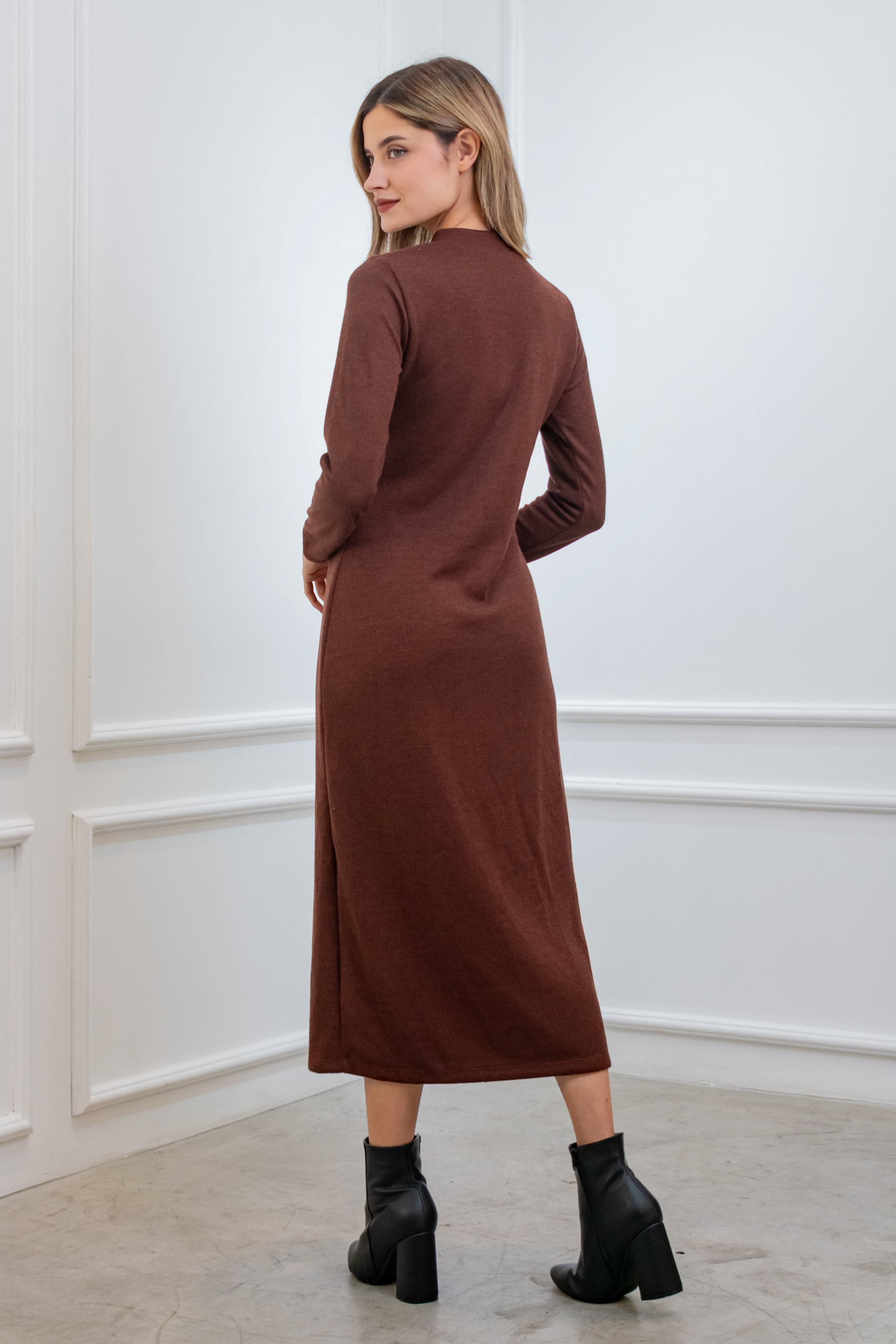 Vestido Devora Marrón: imagen 2