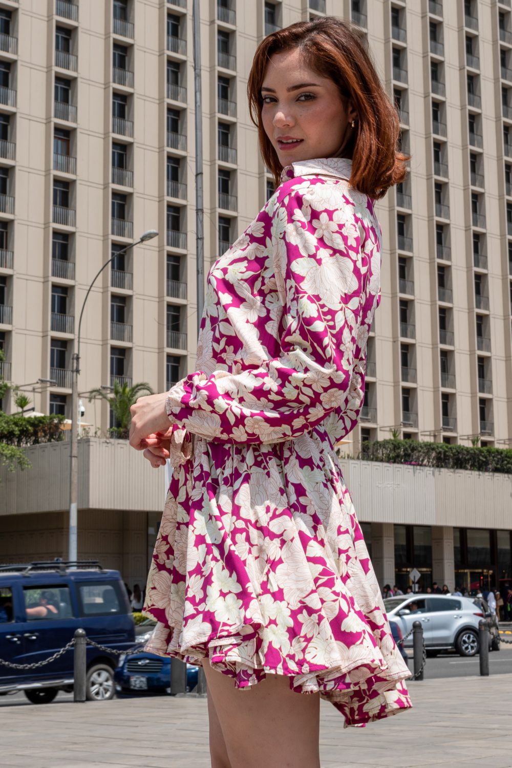 Vestido Carlota Fucsia: imagen 4