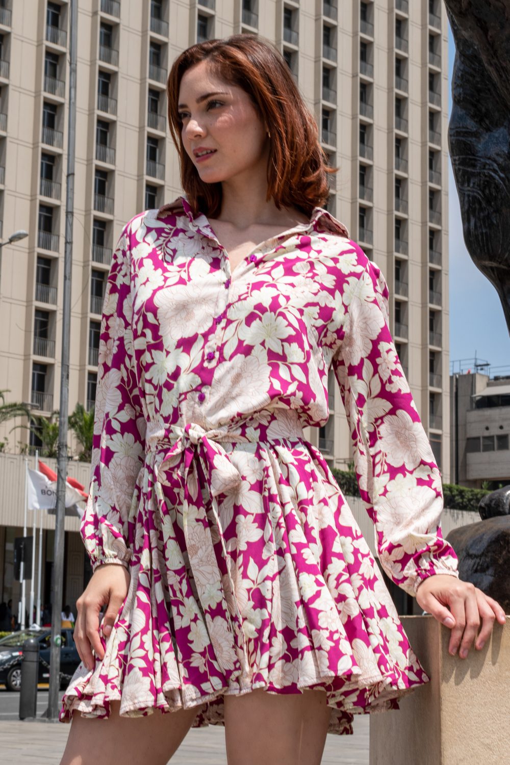 Vestido Carlota Fucsia: imagen 5