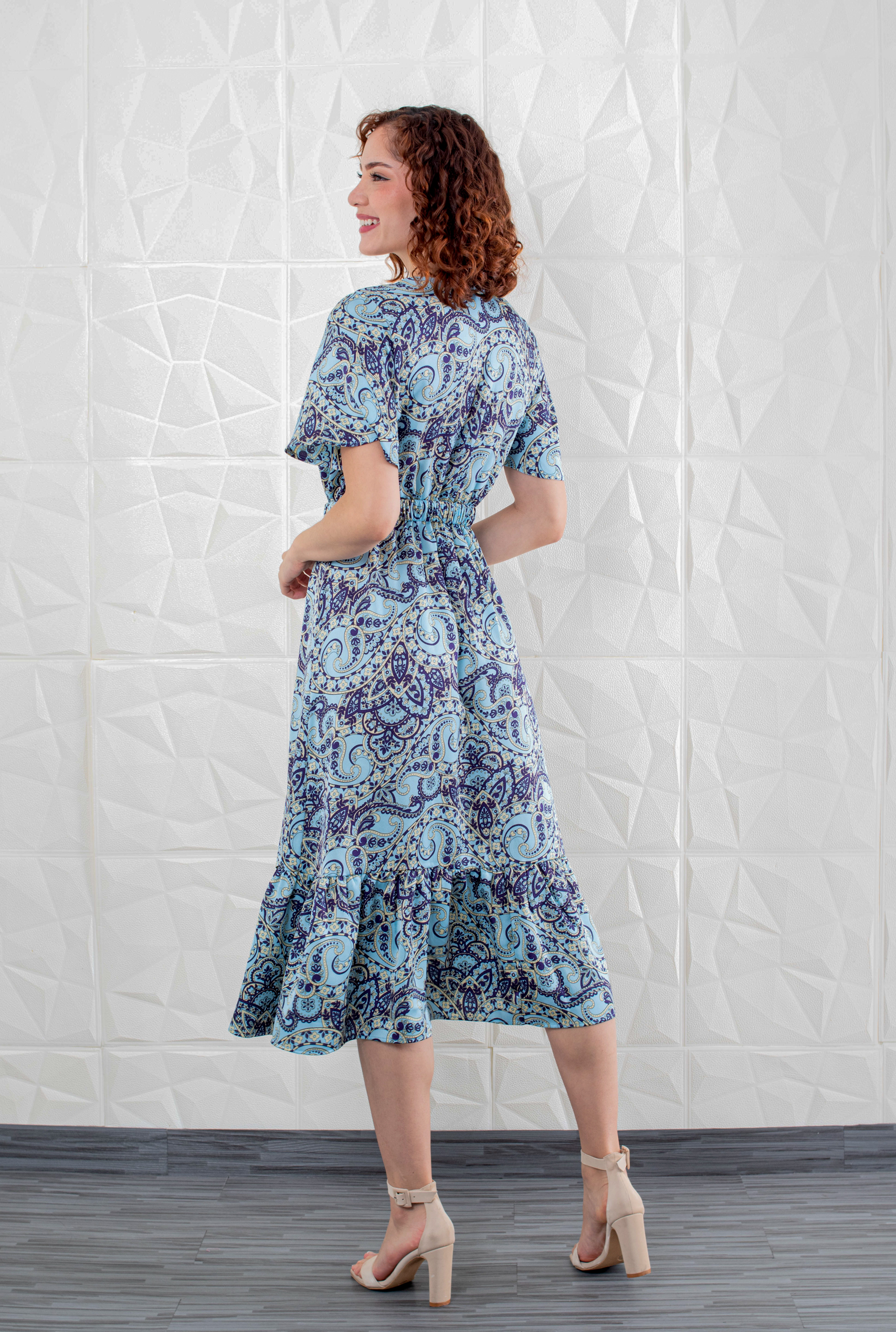 Vestido Loreto Azul: imagen 4