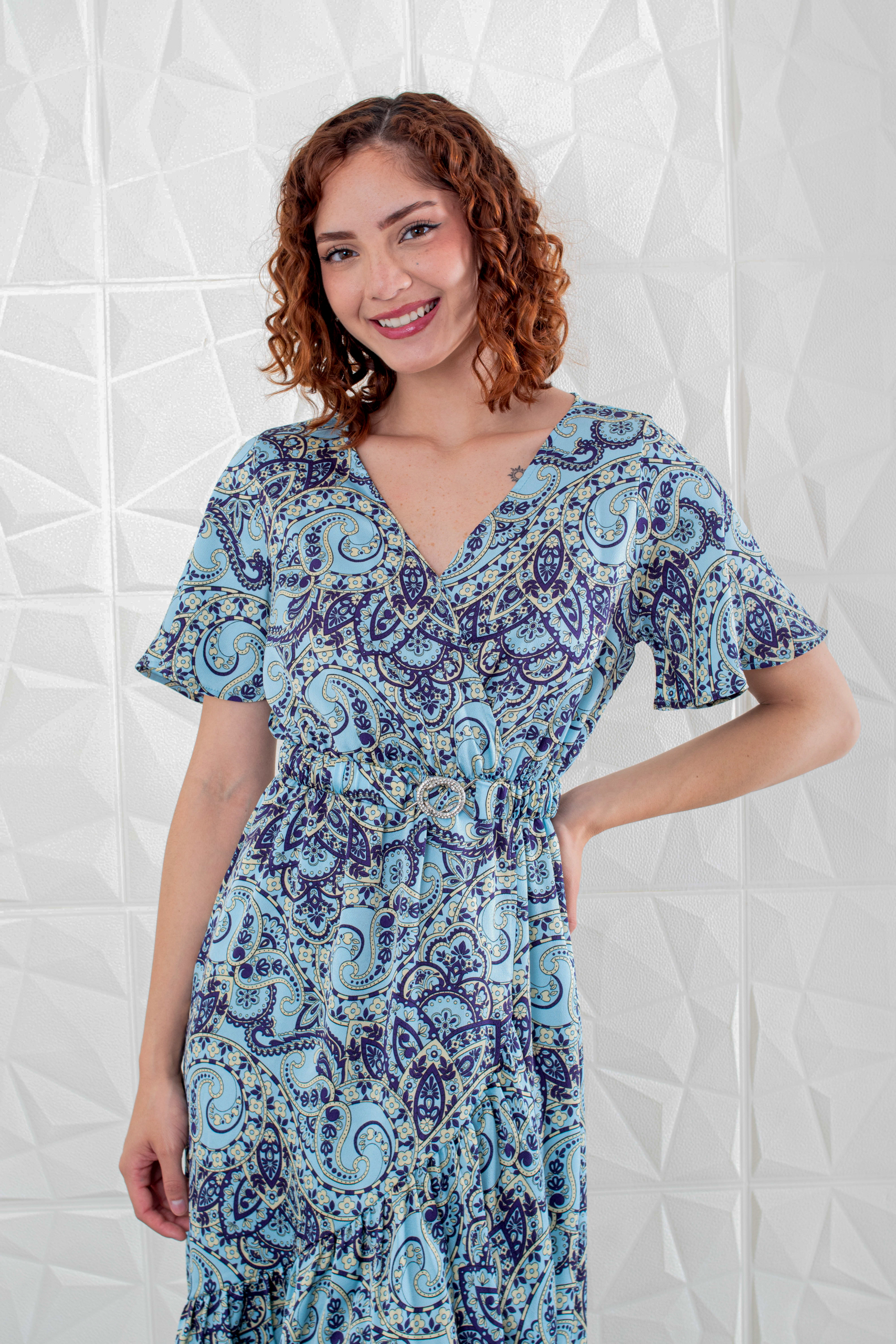 Vestido Loreto Azul: imagen 5