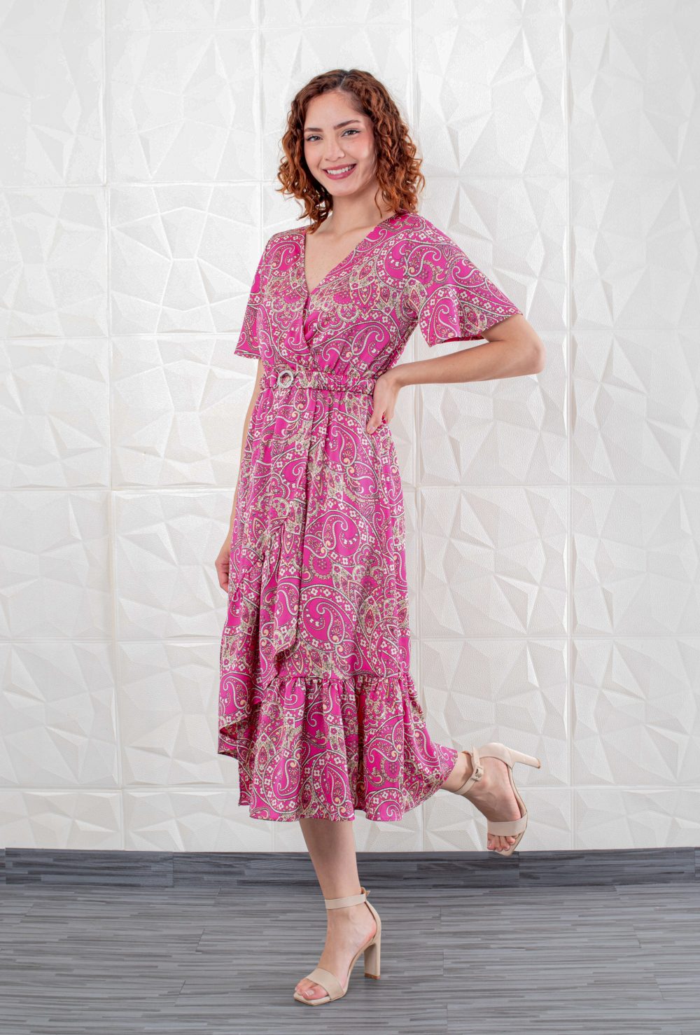 Vestido Loreto Fucsia: imagen 3