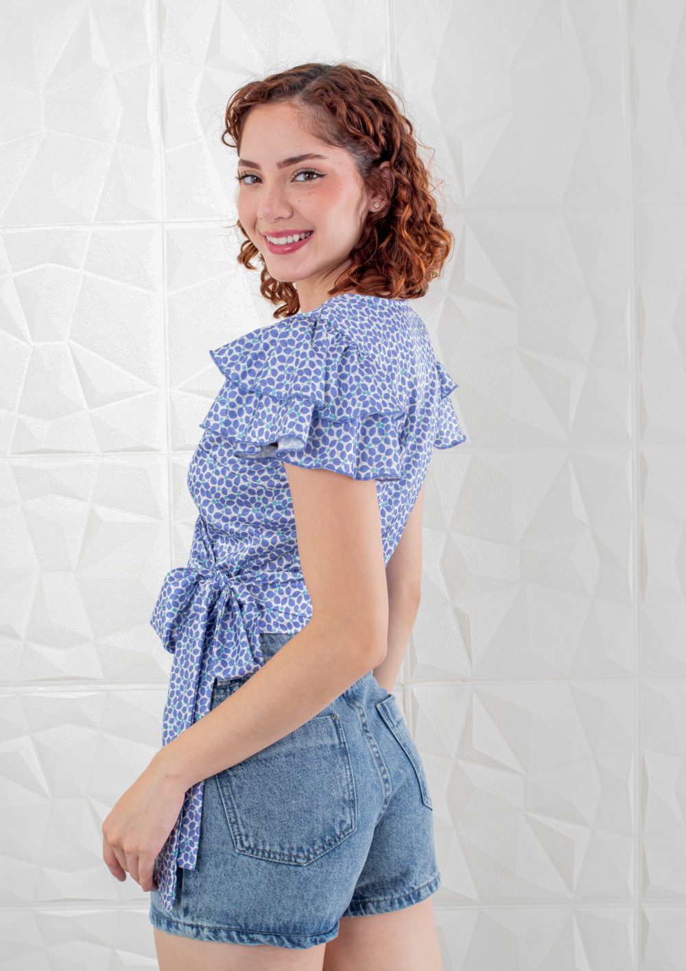 Blusa Luana Azul: imagen 2