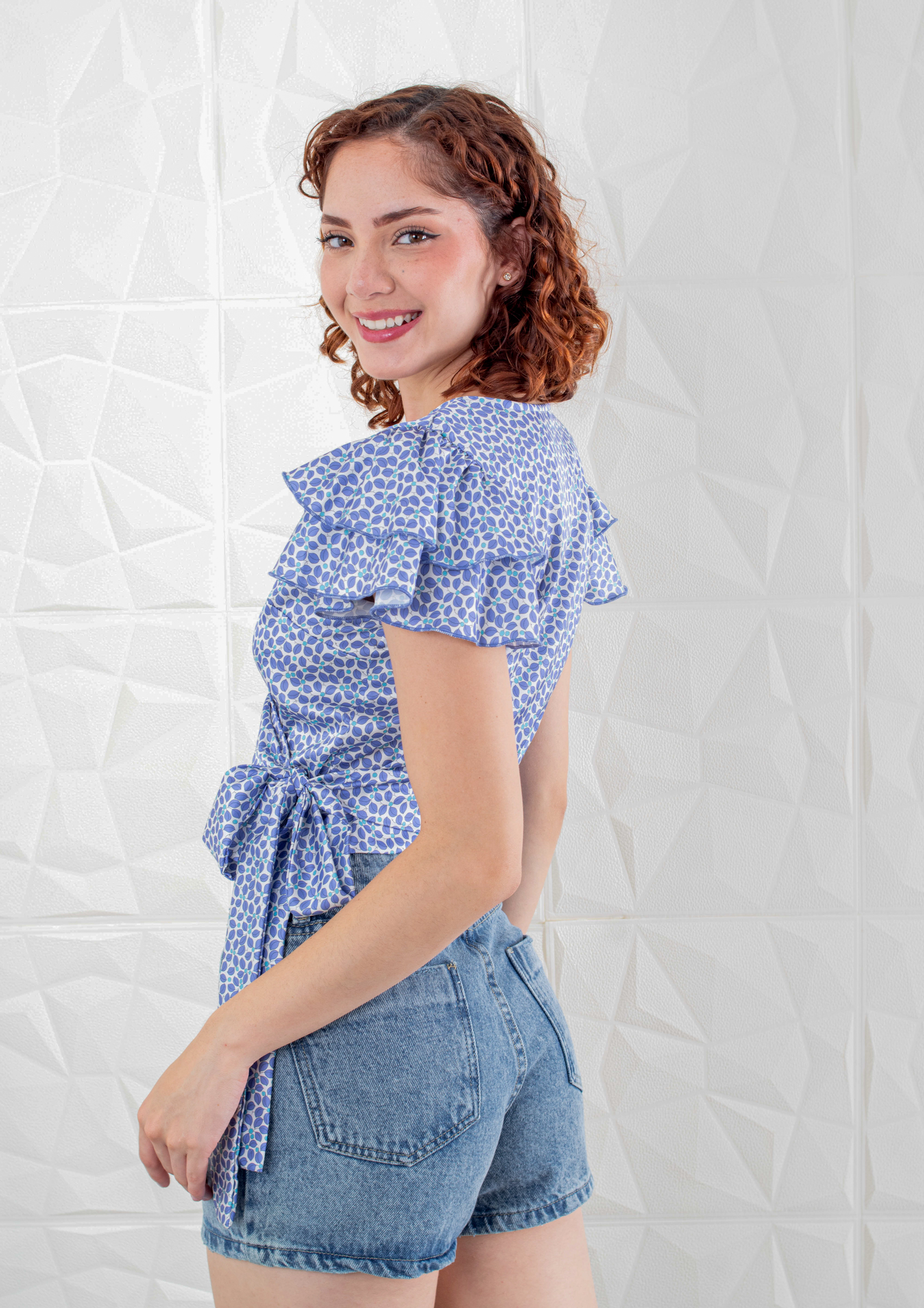 Blusa Luana Azul: imagen 2