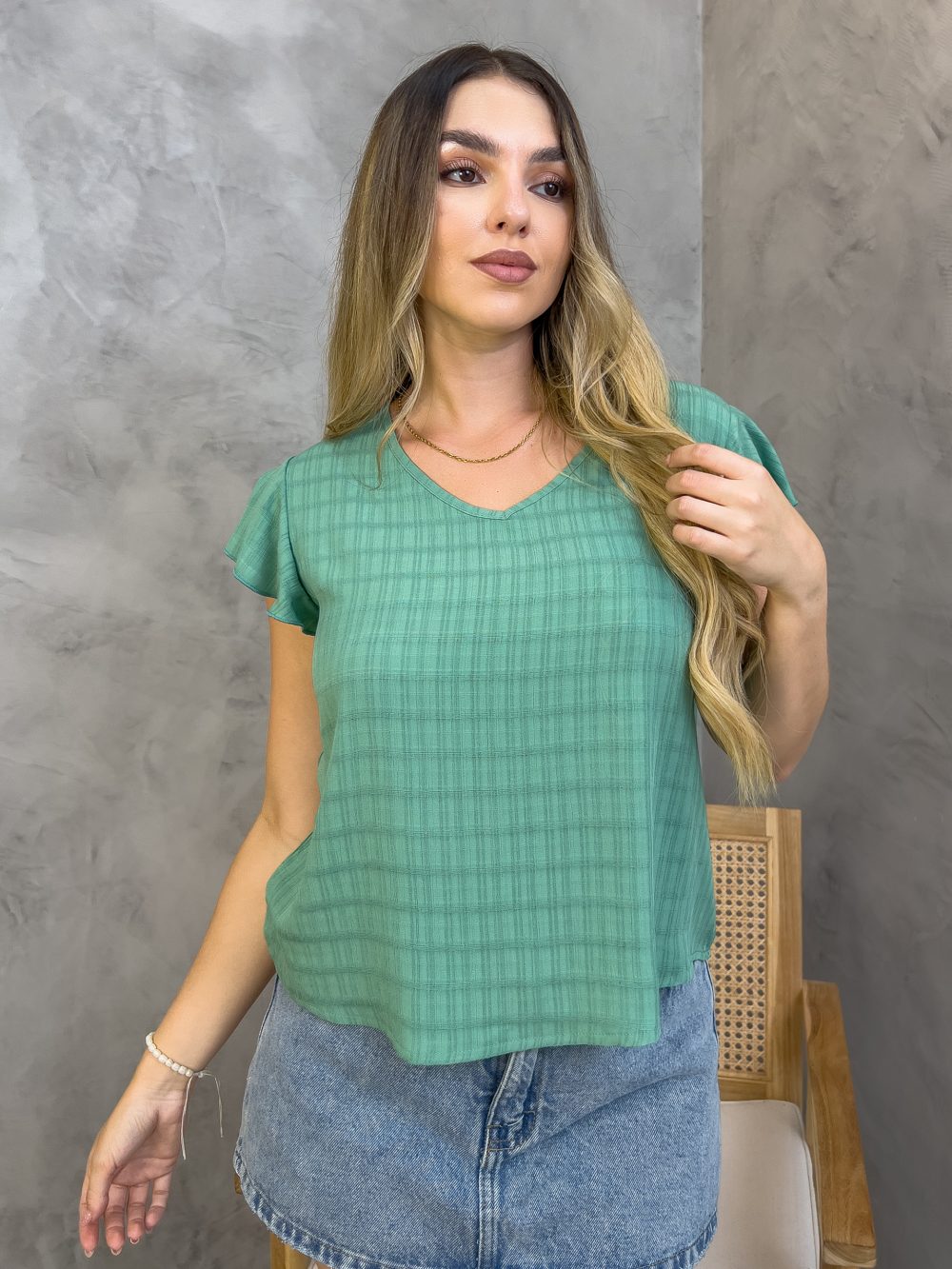 Blusa Coral Verde: imagen 2