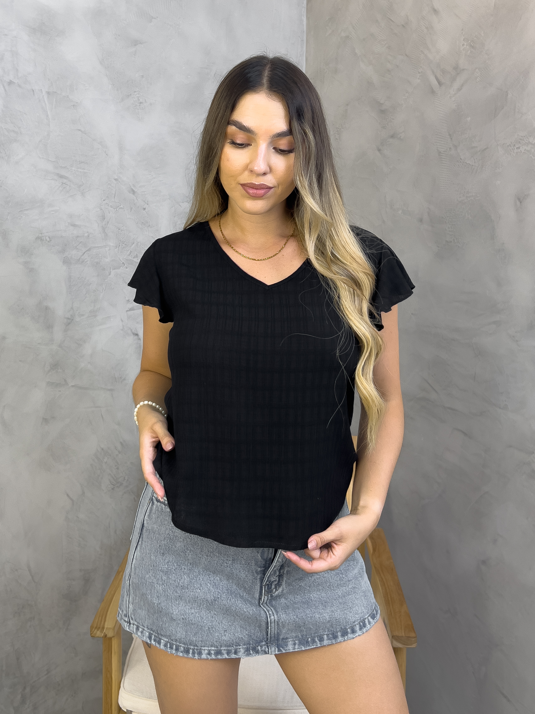Blusa Coral Negro: imagen 1