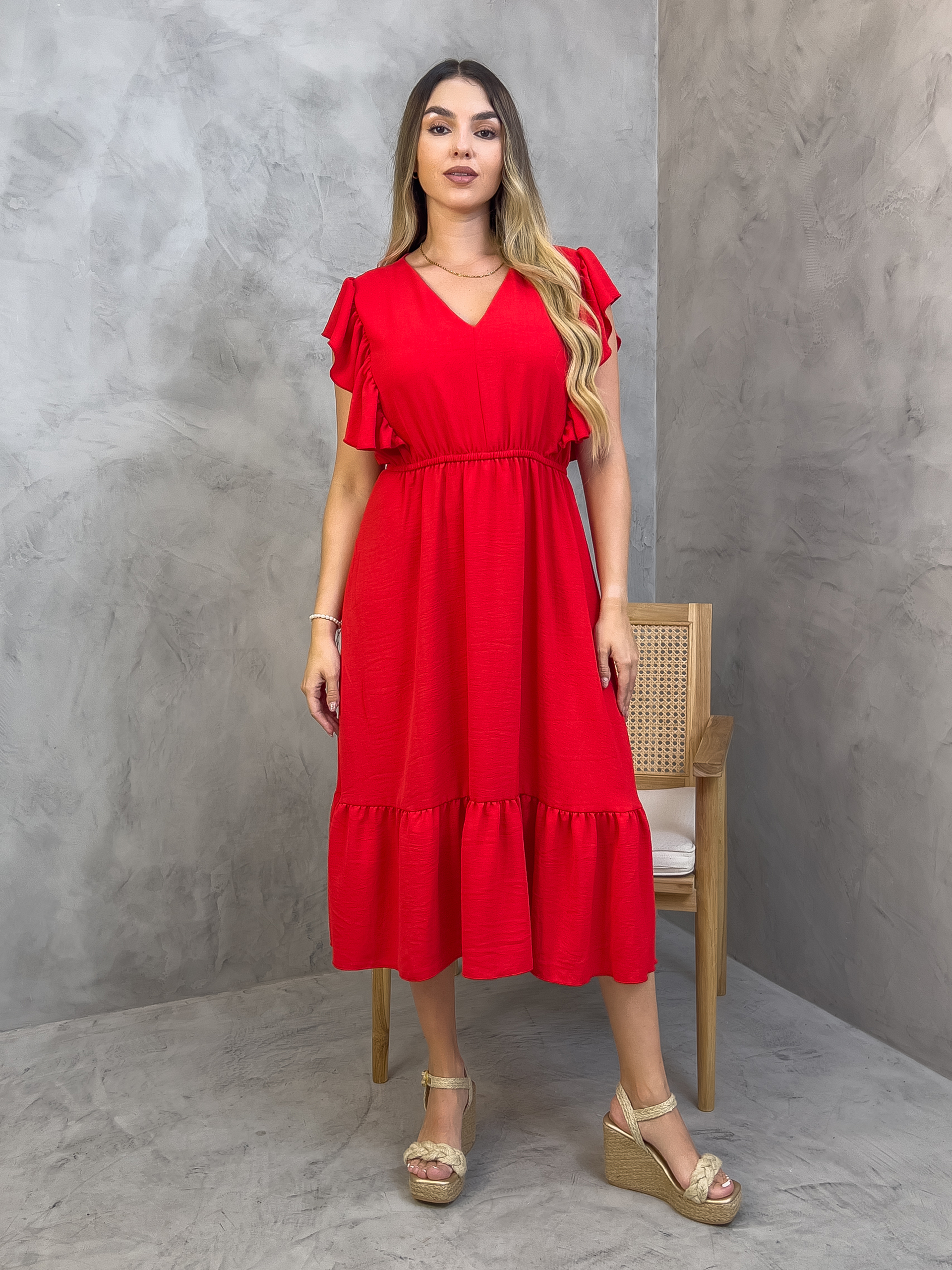 Vestido Victoria Rojo: imagen 1