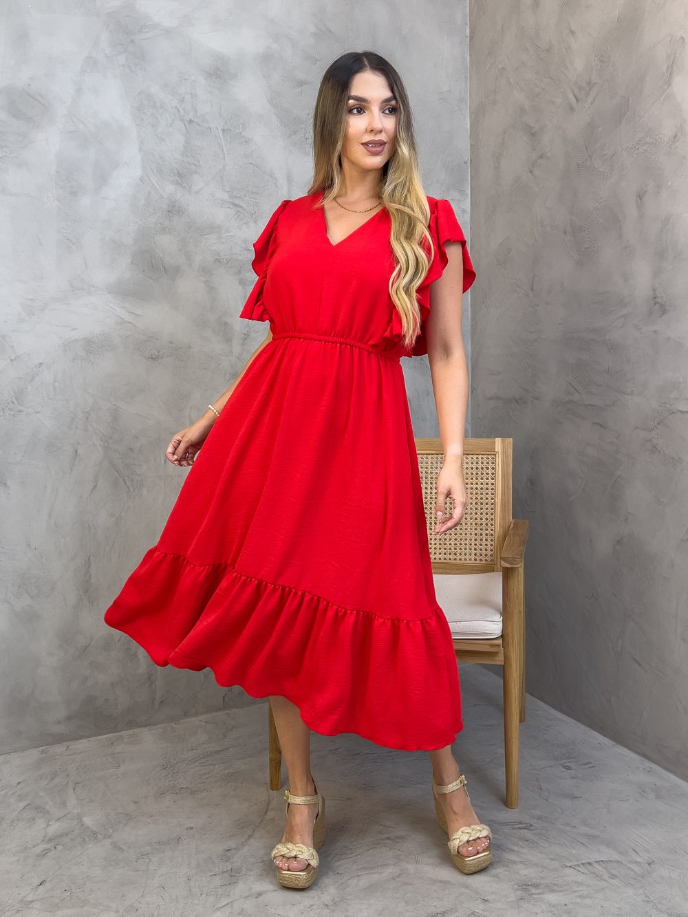 Vestido Victoria Rojo: imagen 2