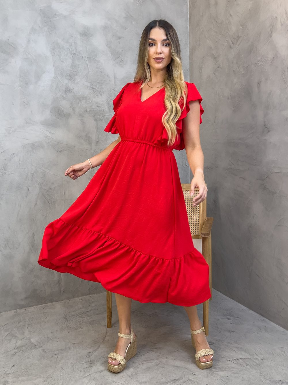 Vestido Victoria Rojo: imagen 3