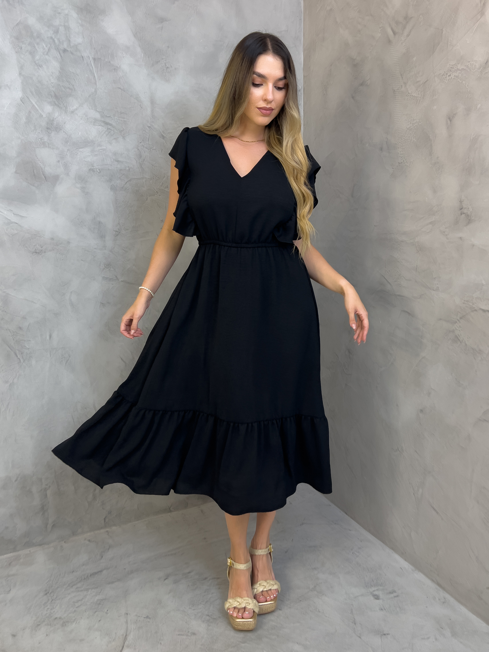Vestido Victoria Negro: imagen 1