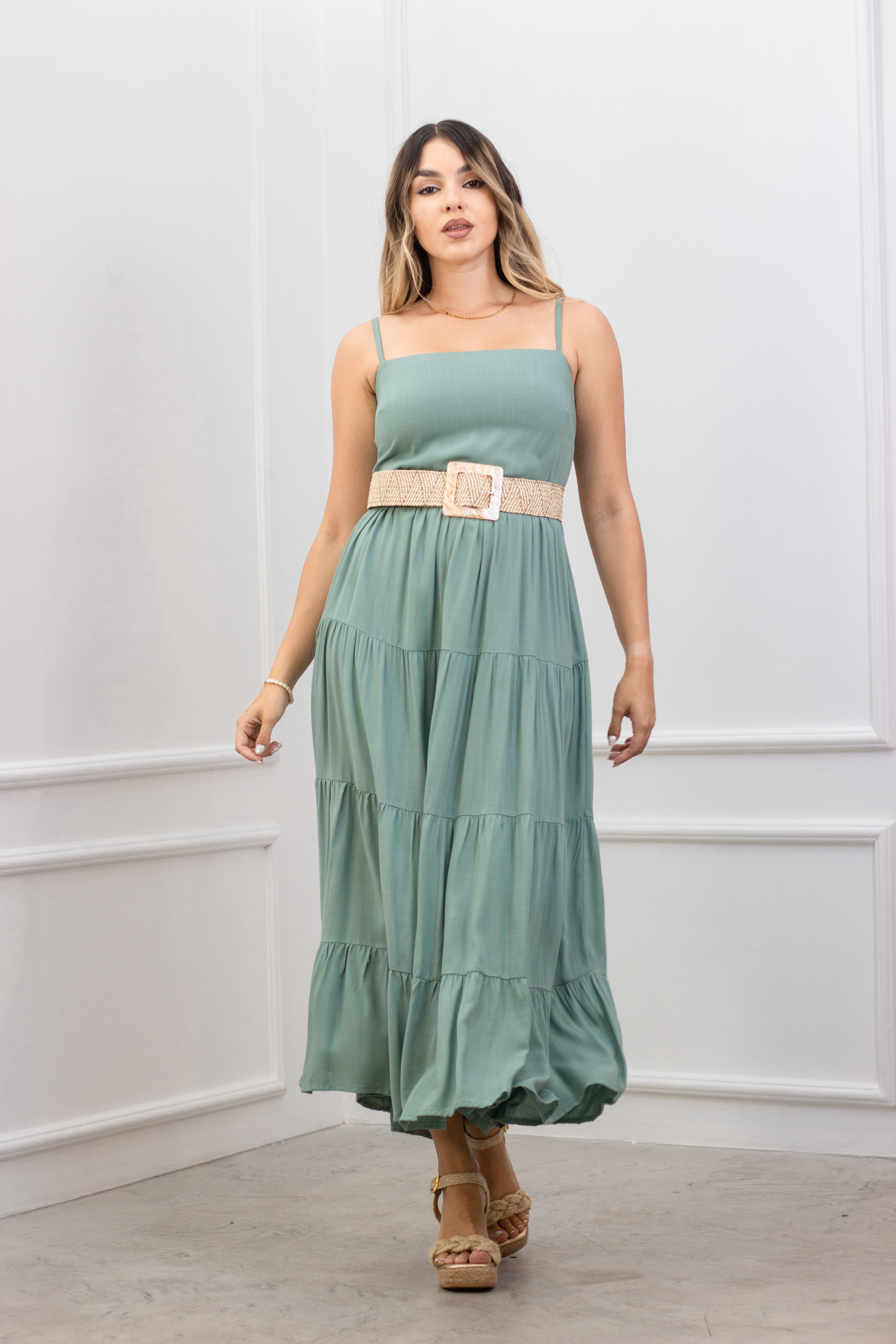 Vestido Madison Verde: imagen 1