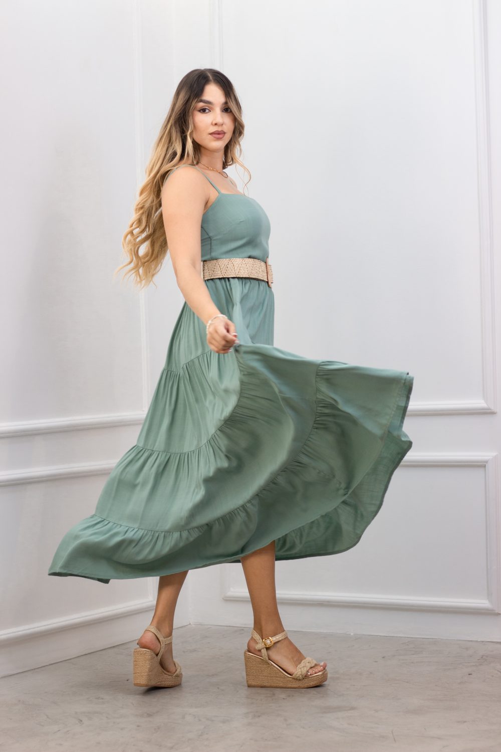 Vestido Madison Verde: imagen 2