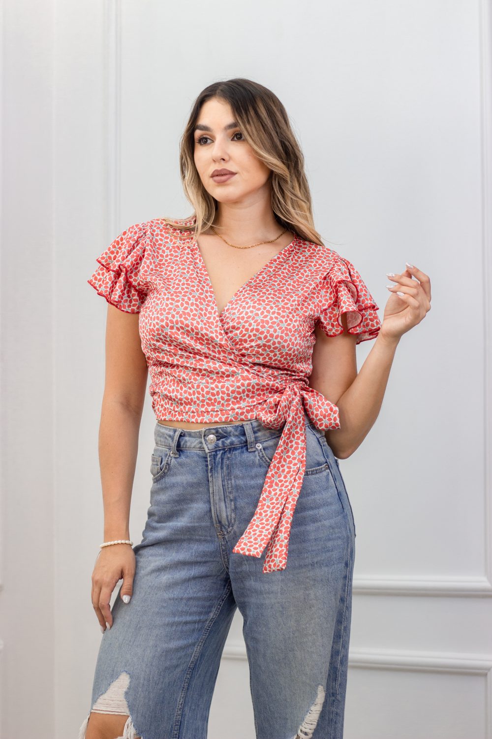 Blusa Luana Rojo: imagen 2