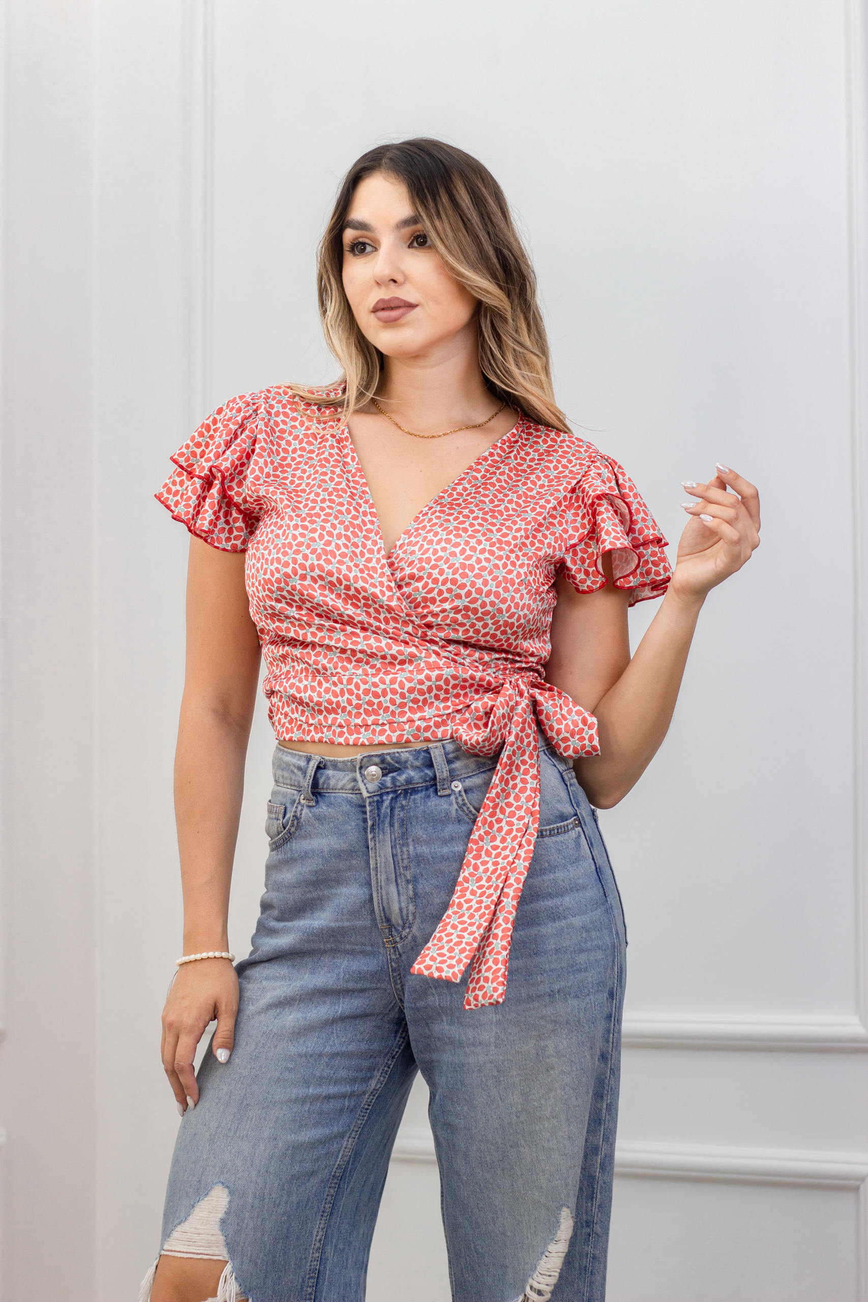 Blusa Luana Rojo: imagen 2