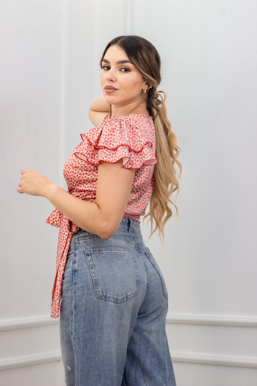 Blusa Luana Rojo: imagen 3