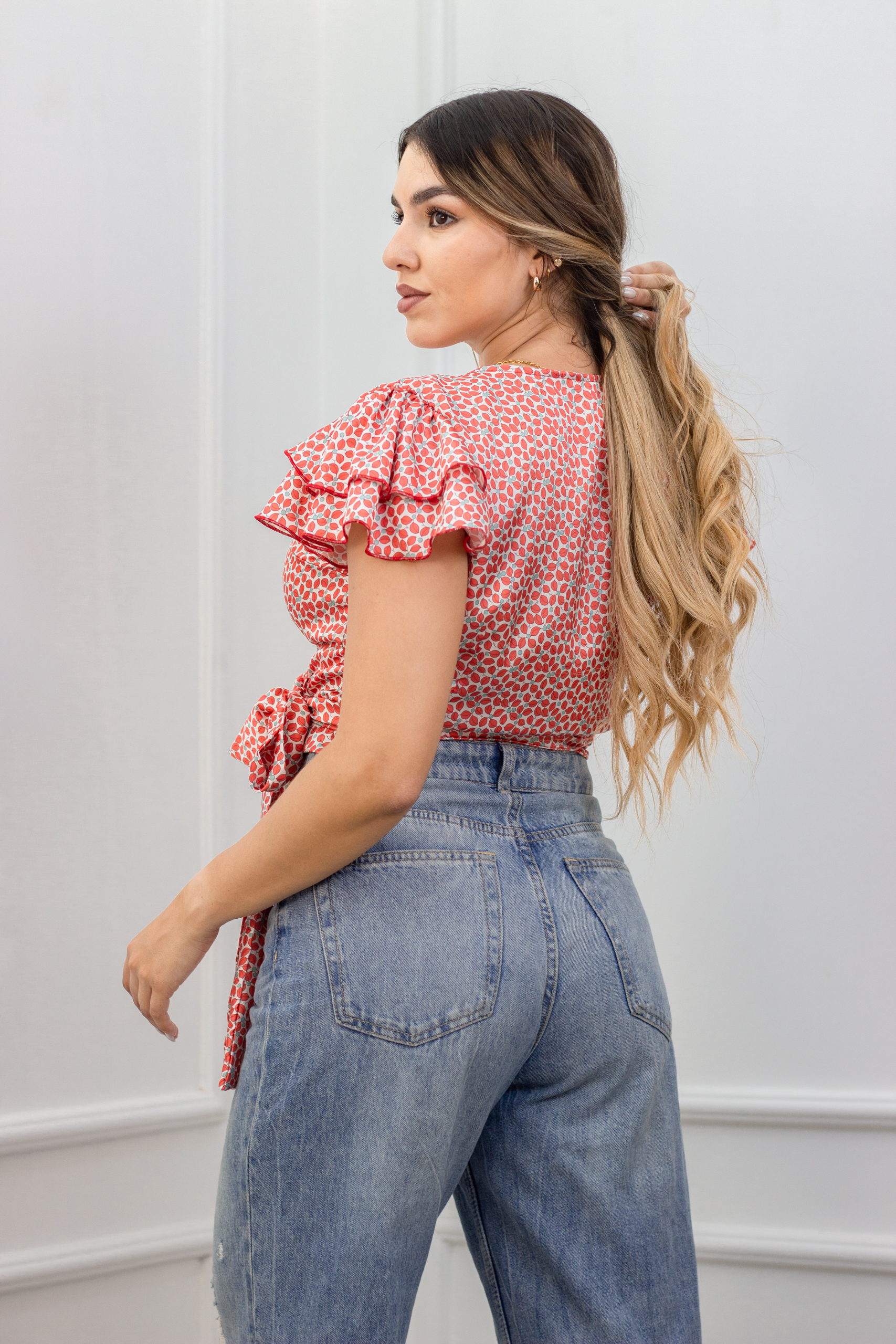 Blusa Luana Rojo: imagen 4