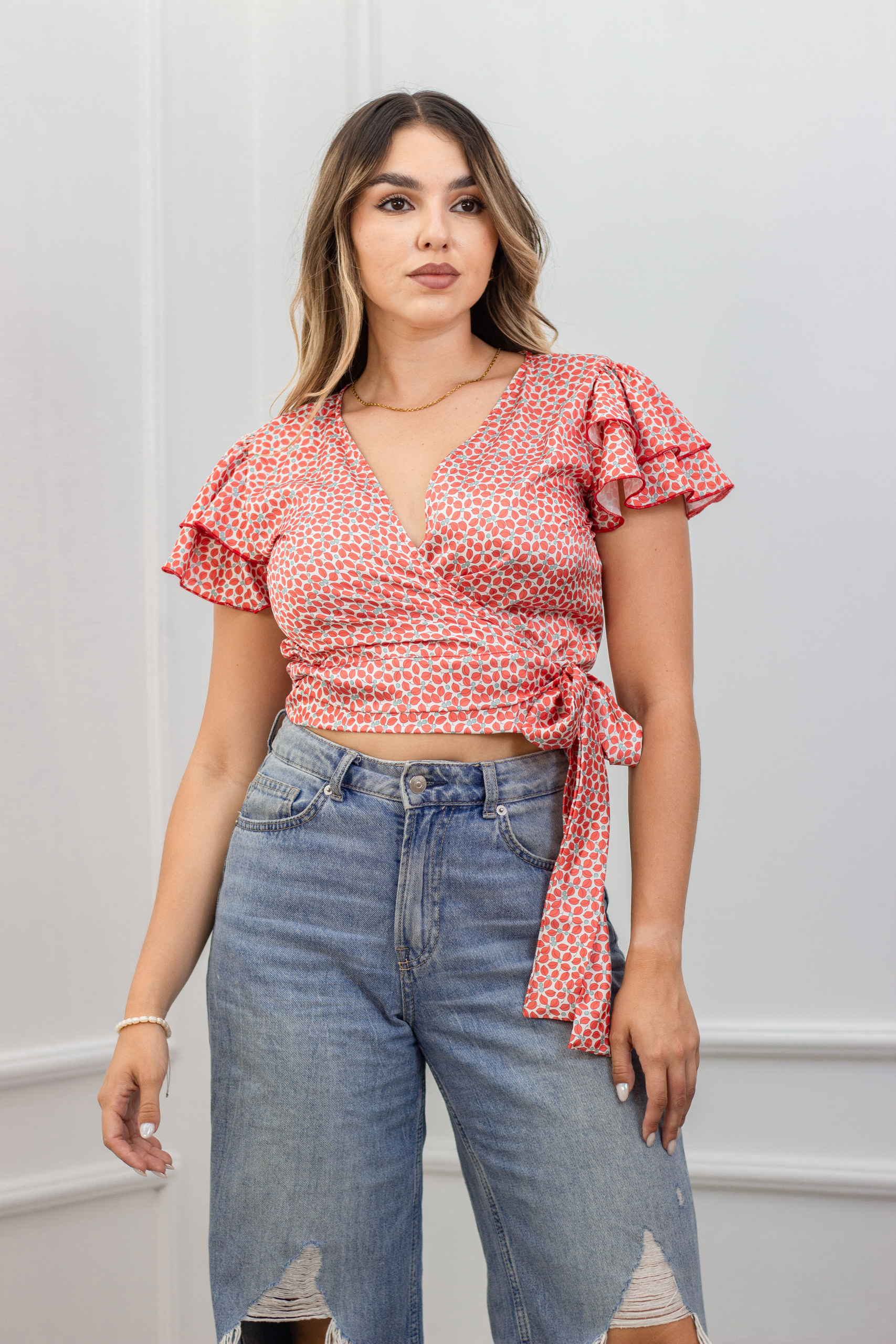 Blusa Luana Rojo: imagen 1