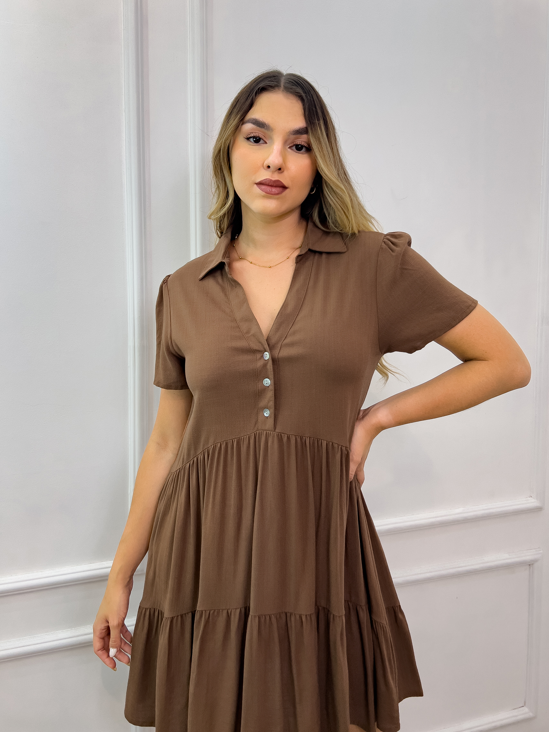 Vestido Bolivia Marrón: imagen 4