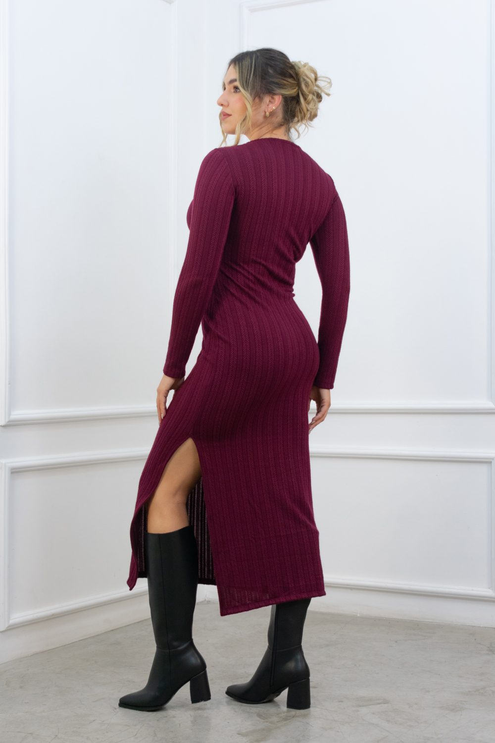 Vestido Devora Borgoña: imagen 2