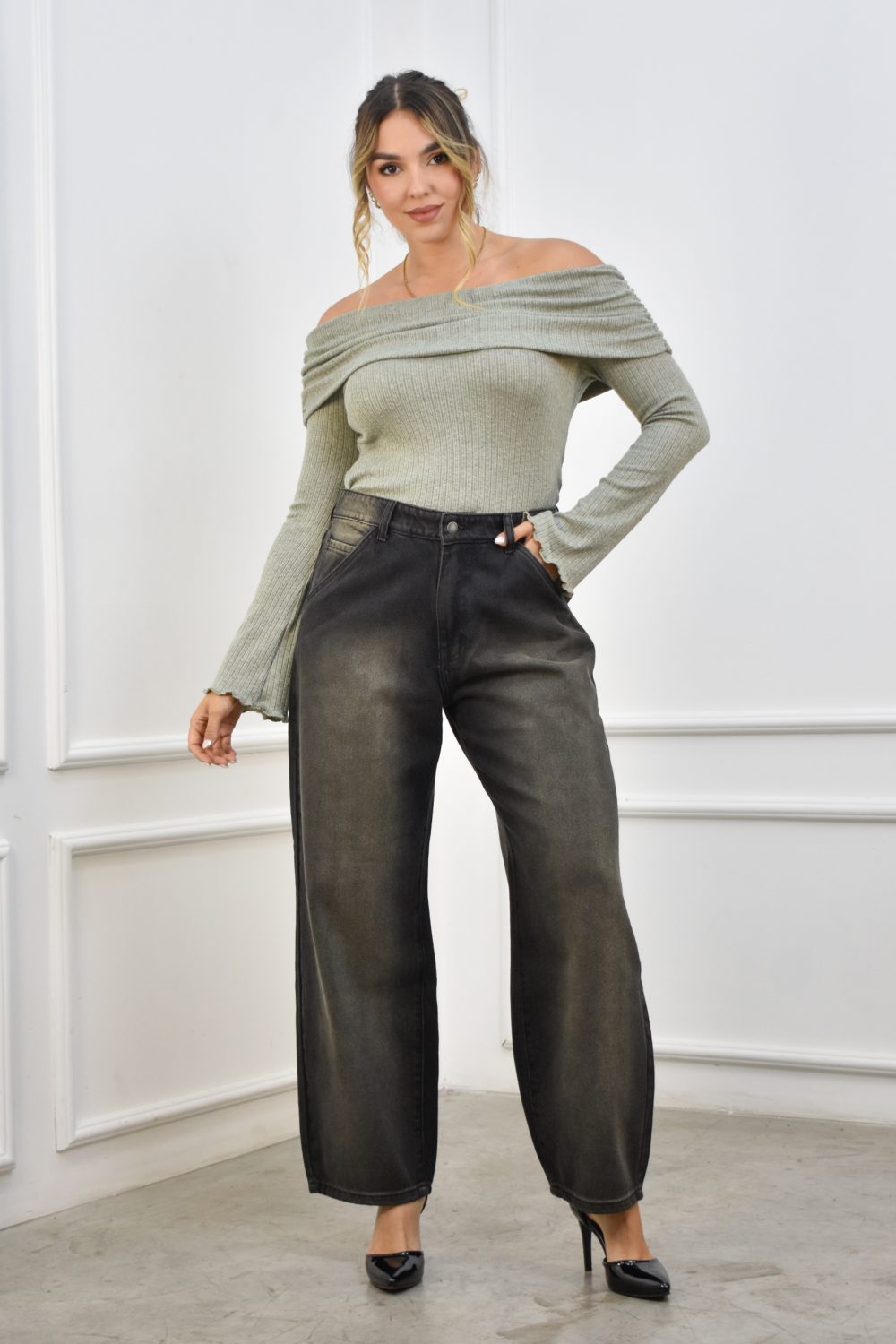 Polo Tatiana Verde: imagen 3