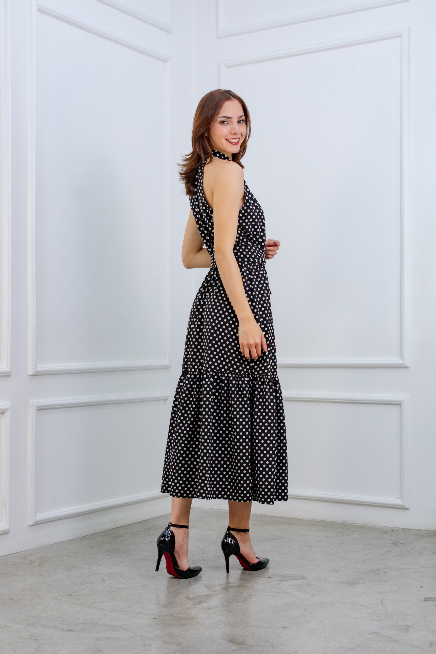 Vestido Polka Negro: imagen 4