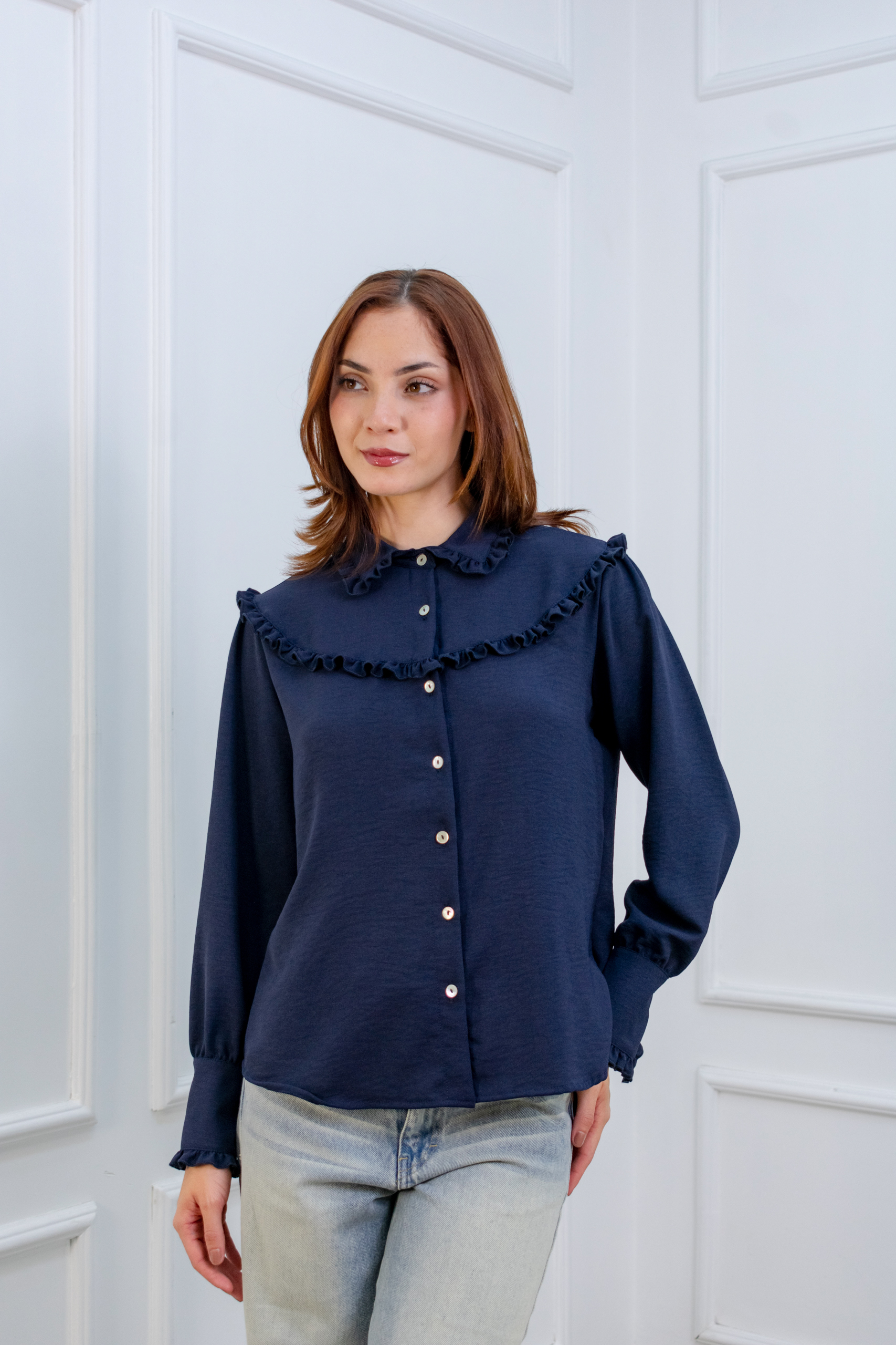 Blusa Camille Azul: imagen 4