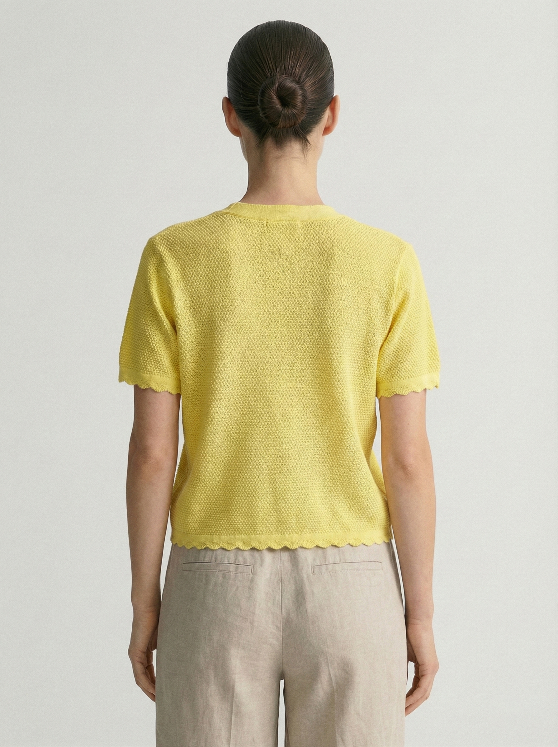 Chompa Tejida Marina Amarillo: imagen 2