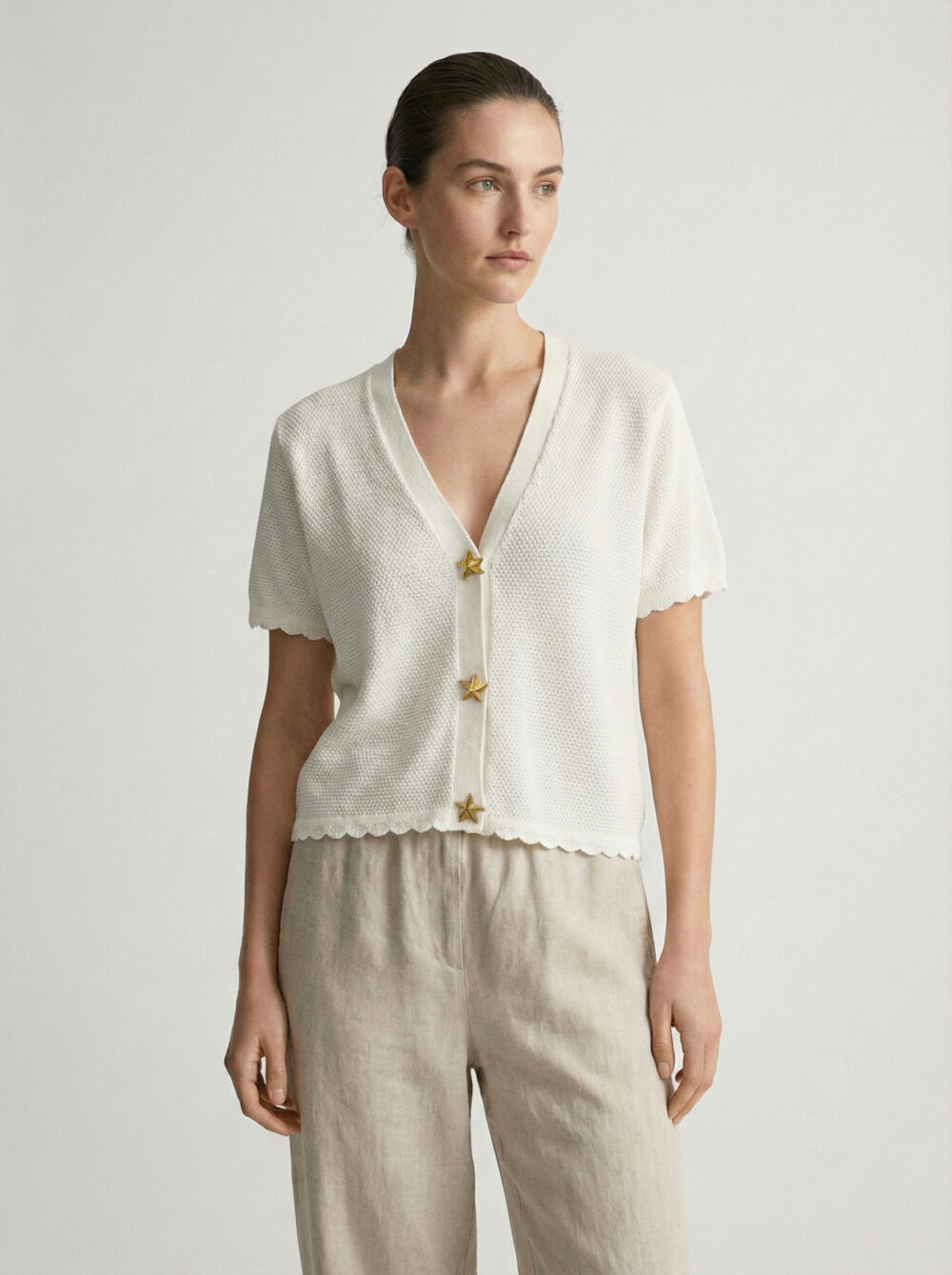 Chompa Tejida Marina Perla