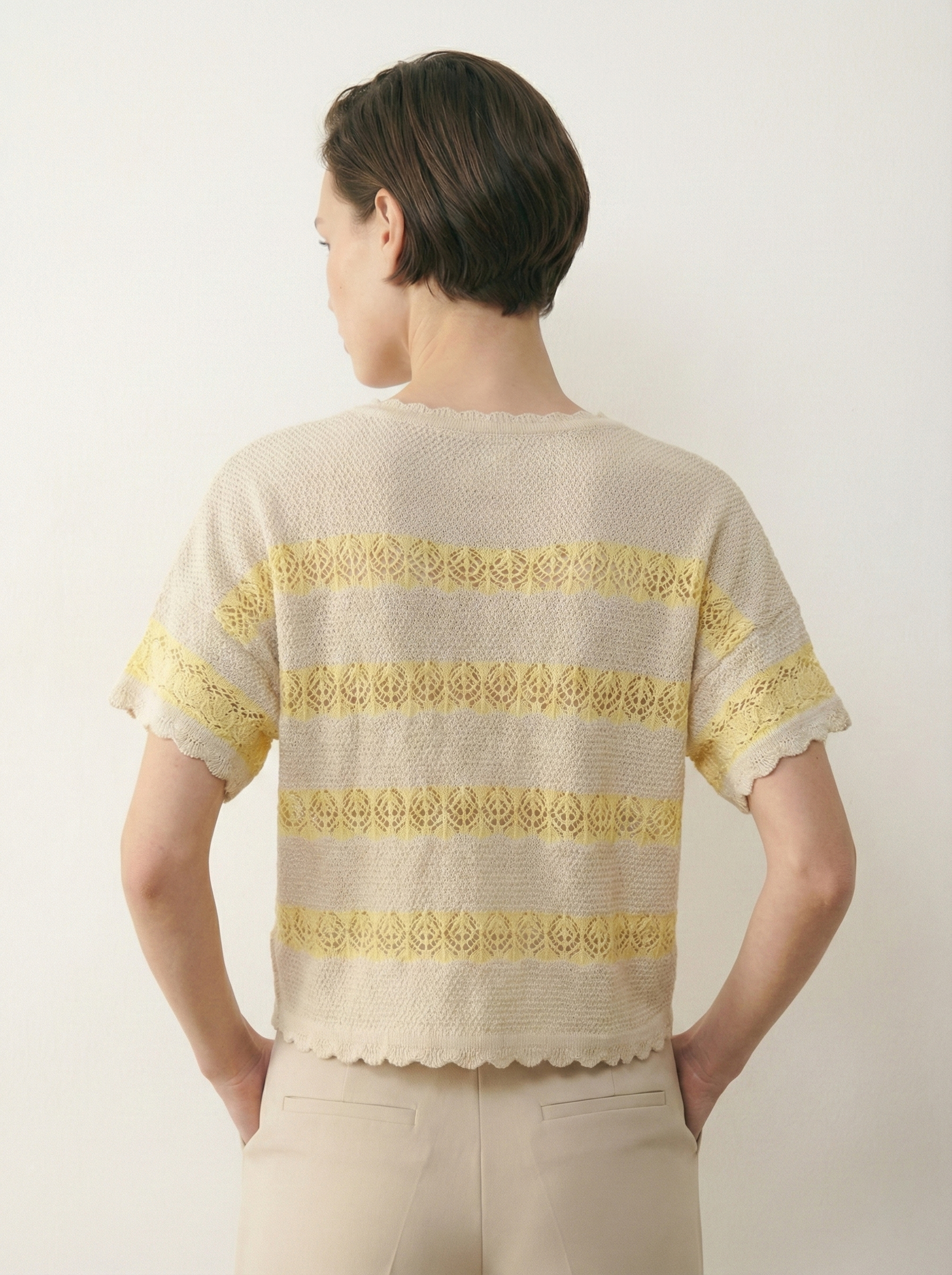 Polo tejido Mara Amarillo: imagen 3