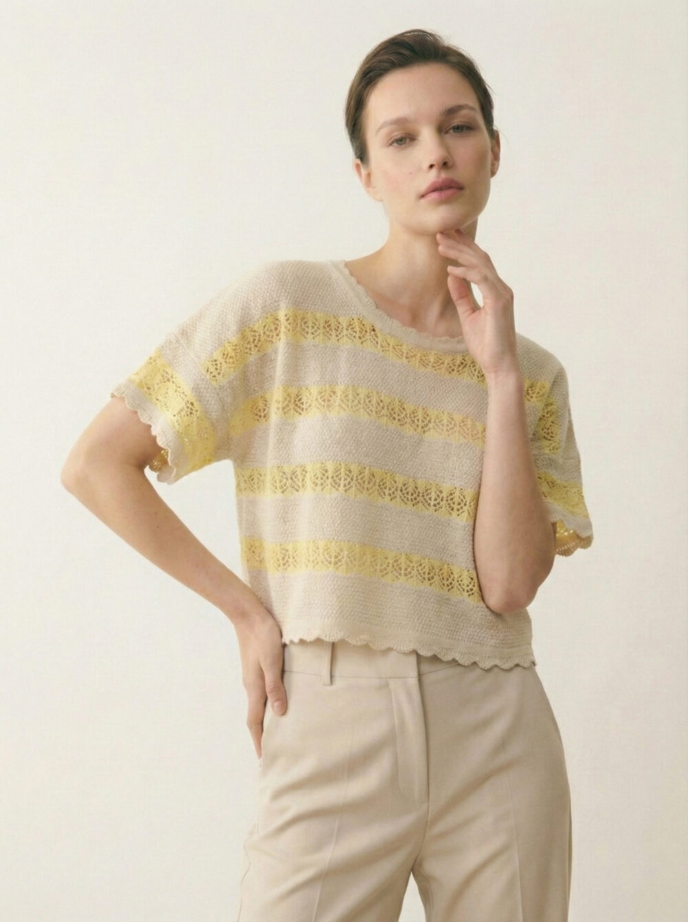 Polo tejido Mara Amarillo: imagen 2