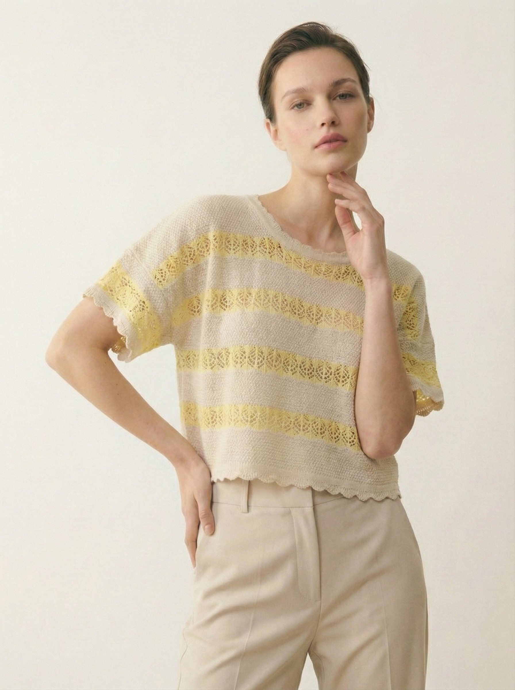 Polo tejido Mara Amarillo: imagen 2